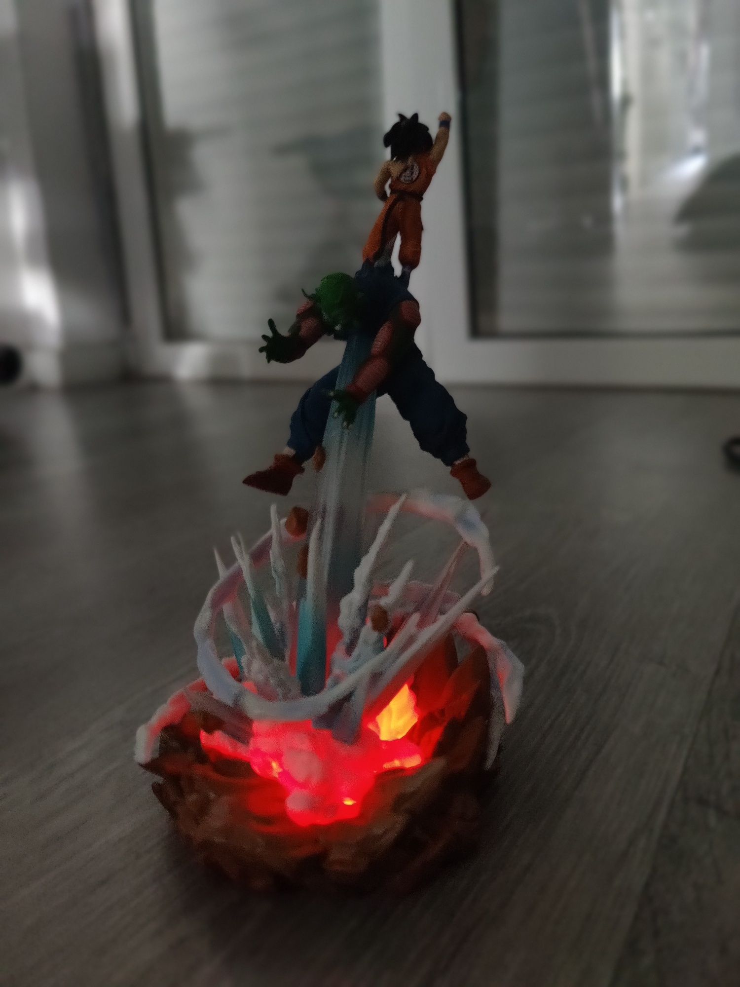 Figura / estátua  Kid Goku vs King  piccolo