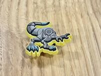 Oryginalny Crocs charm zapinka robot pokemon Robosaur raptor ozdoba