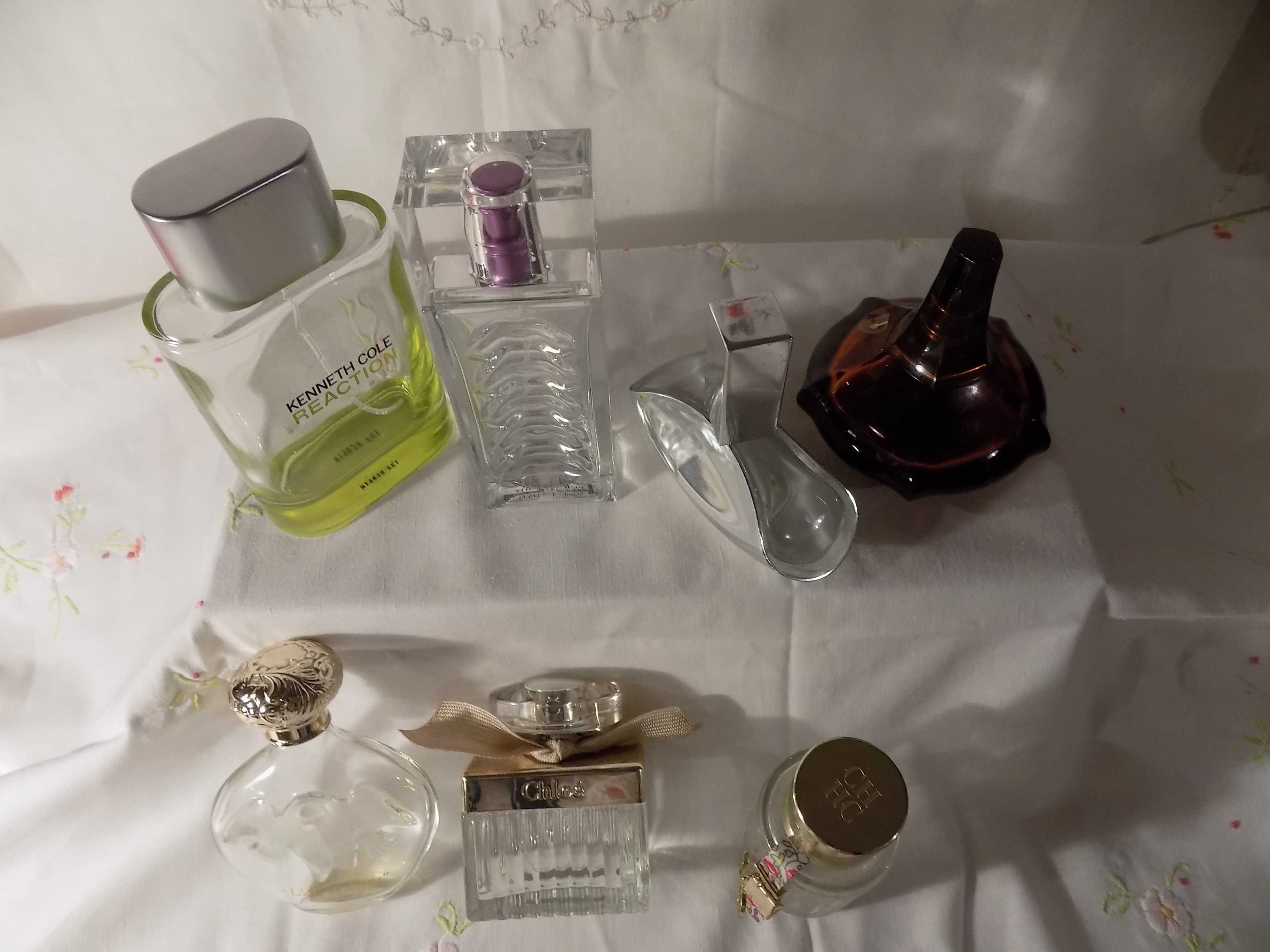 Flakony po markowych  perfumach  - 6  szt.