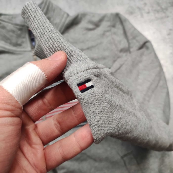 MĘSKA Bluza Rozpinana Zip Tommy Hilfgier Haft Logo PREMIUM Rozpinana
