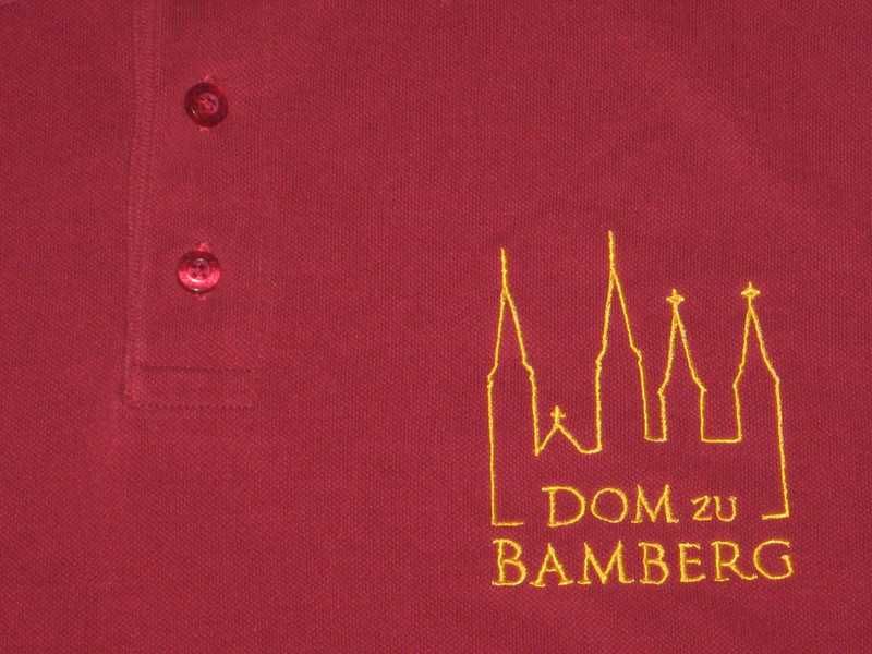 Koszulka polo duża 3XL XXXL 4XL XXXXL Dom Zu Bamburg kościół krzyż