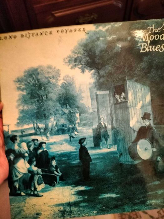 Disco em vinil dos Moody Blues