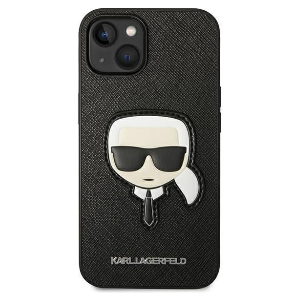 Etui Karl Lagerfeld iPhone 14 Plus 6,7" Saffiano Czarny