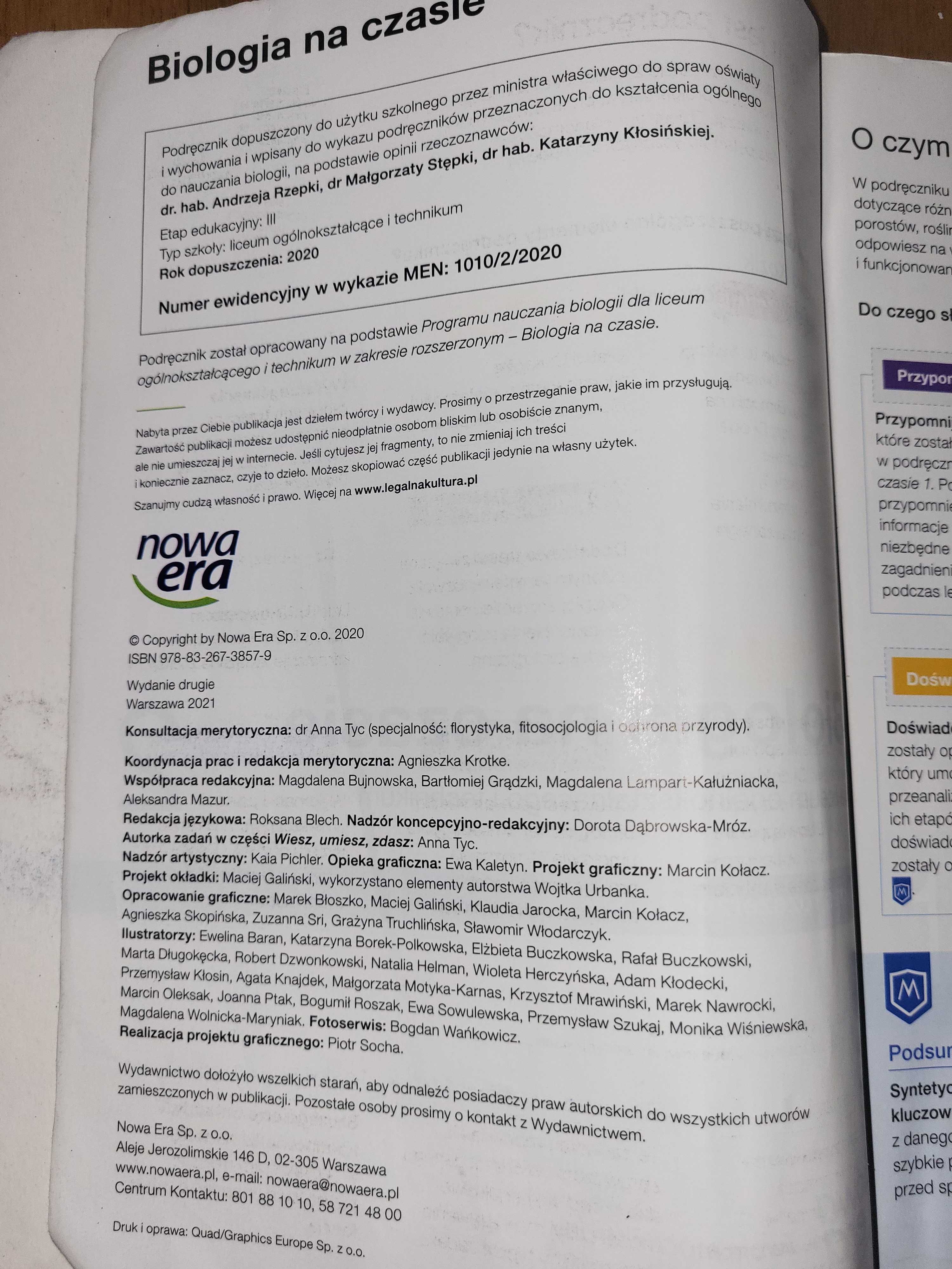 Biologia na czasie 2 zakres rozszerzony