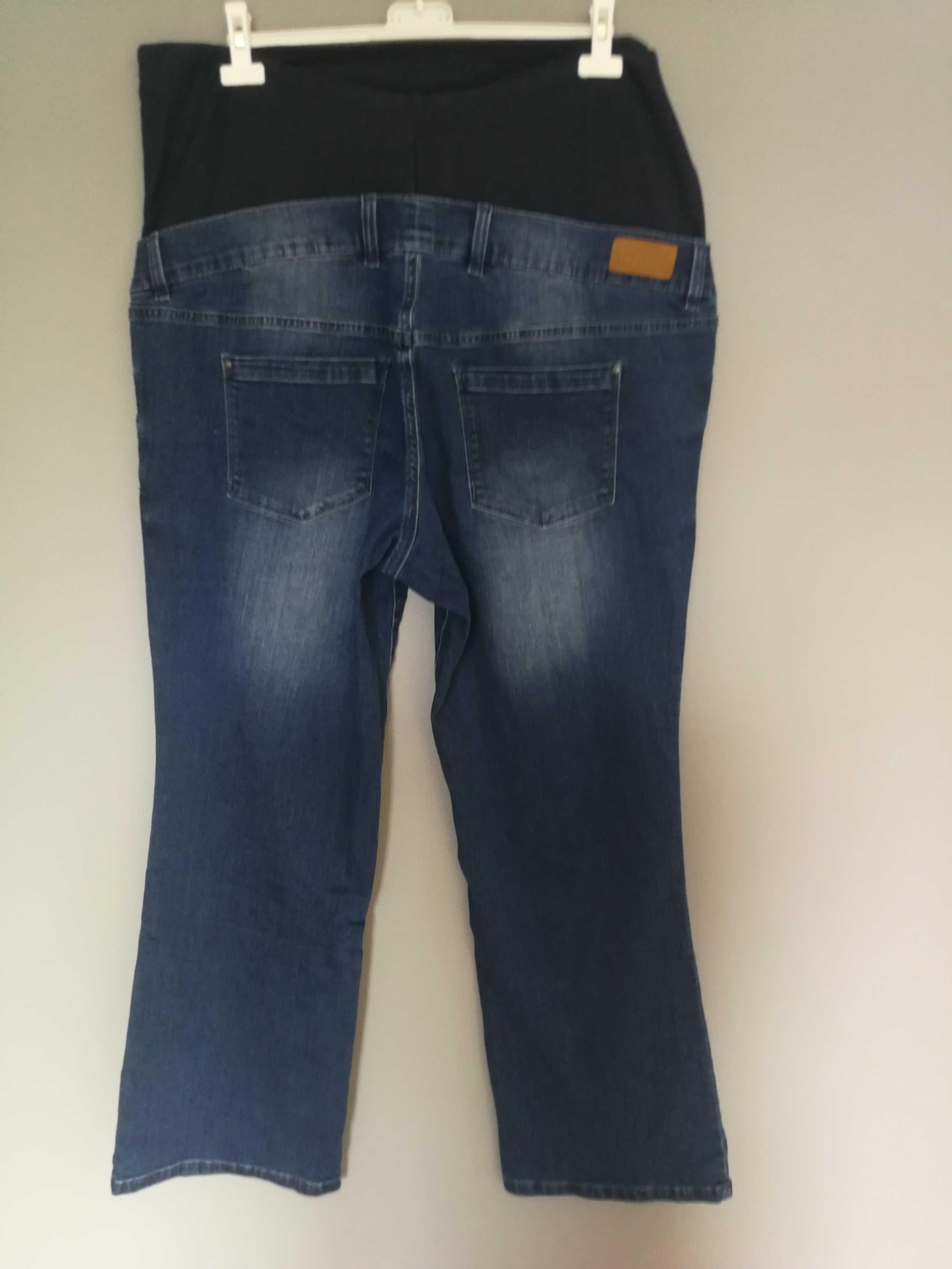 Nowe spodnie jeansowe dzinsy ciaza ciazowe 50 5xl