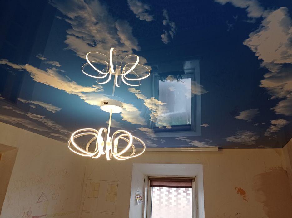 Натяжні стелі від 300 грн за м²