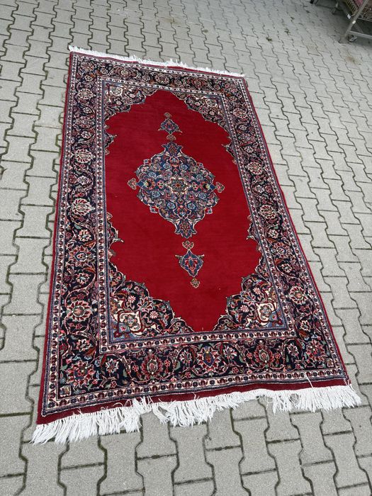Dywan orientalny w stylu perskim – 244 × 141 cm welniany