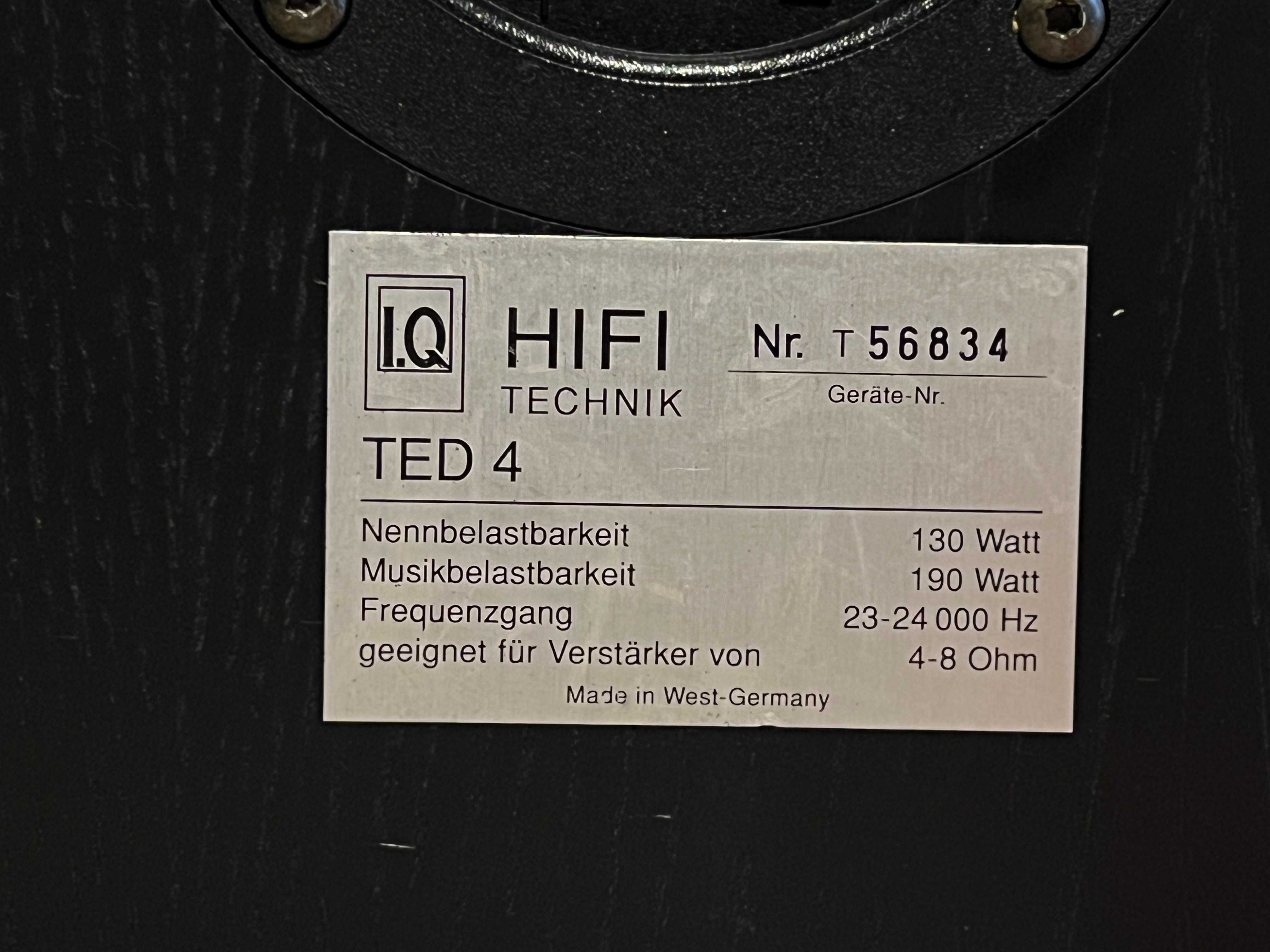 Kolumny podłogowe IQ TED 4, Potężne, Audio Room