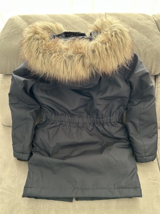 FANTÁSTICO Casaco Inverno PARKA rapariga 10-12 anos, 146cm. Como novo!