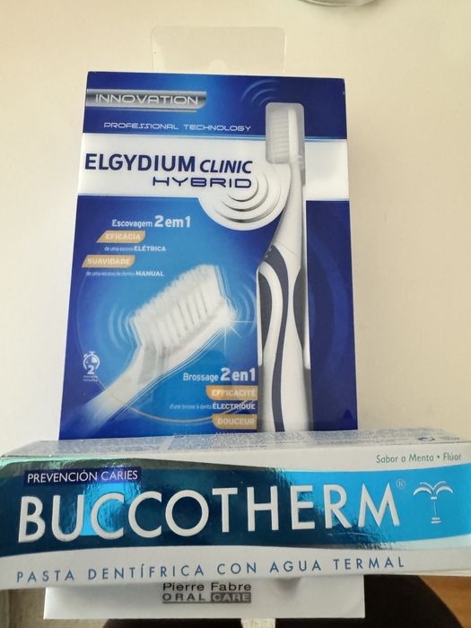 Escova dentes Eletrica Elgydium + Pasta Dentes