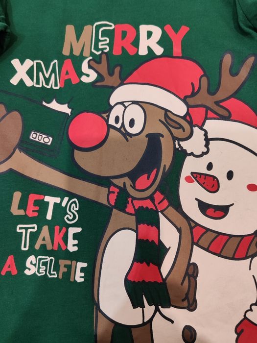 Bluzka świąteczna długi rękaw.