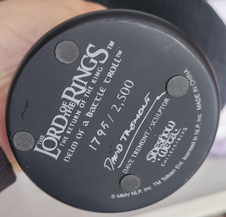 Capacete troll senhor dos aneis