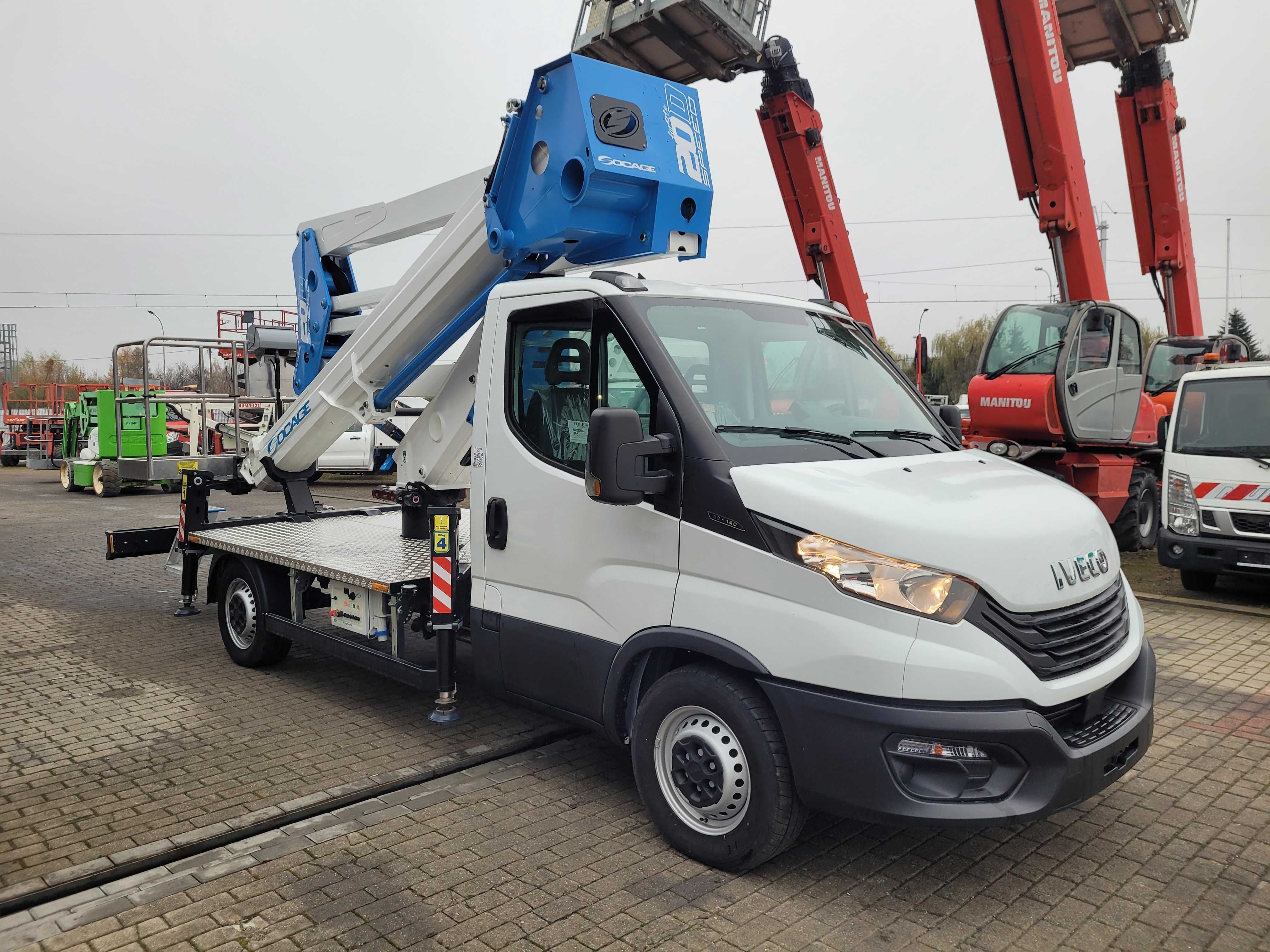 Socage/FoRste/20D/2022r./zwyżka/przegubowy/podnośnik/iveco/koszowy
