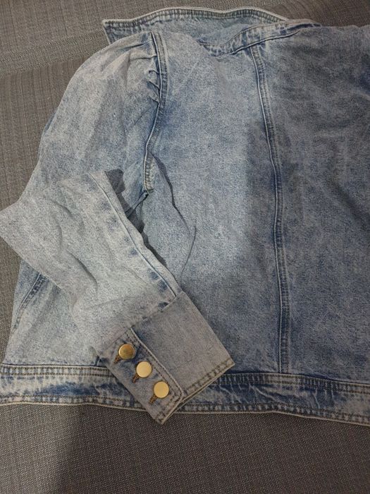 Джинсовий жакет піджак короткий жіночий