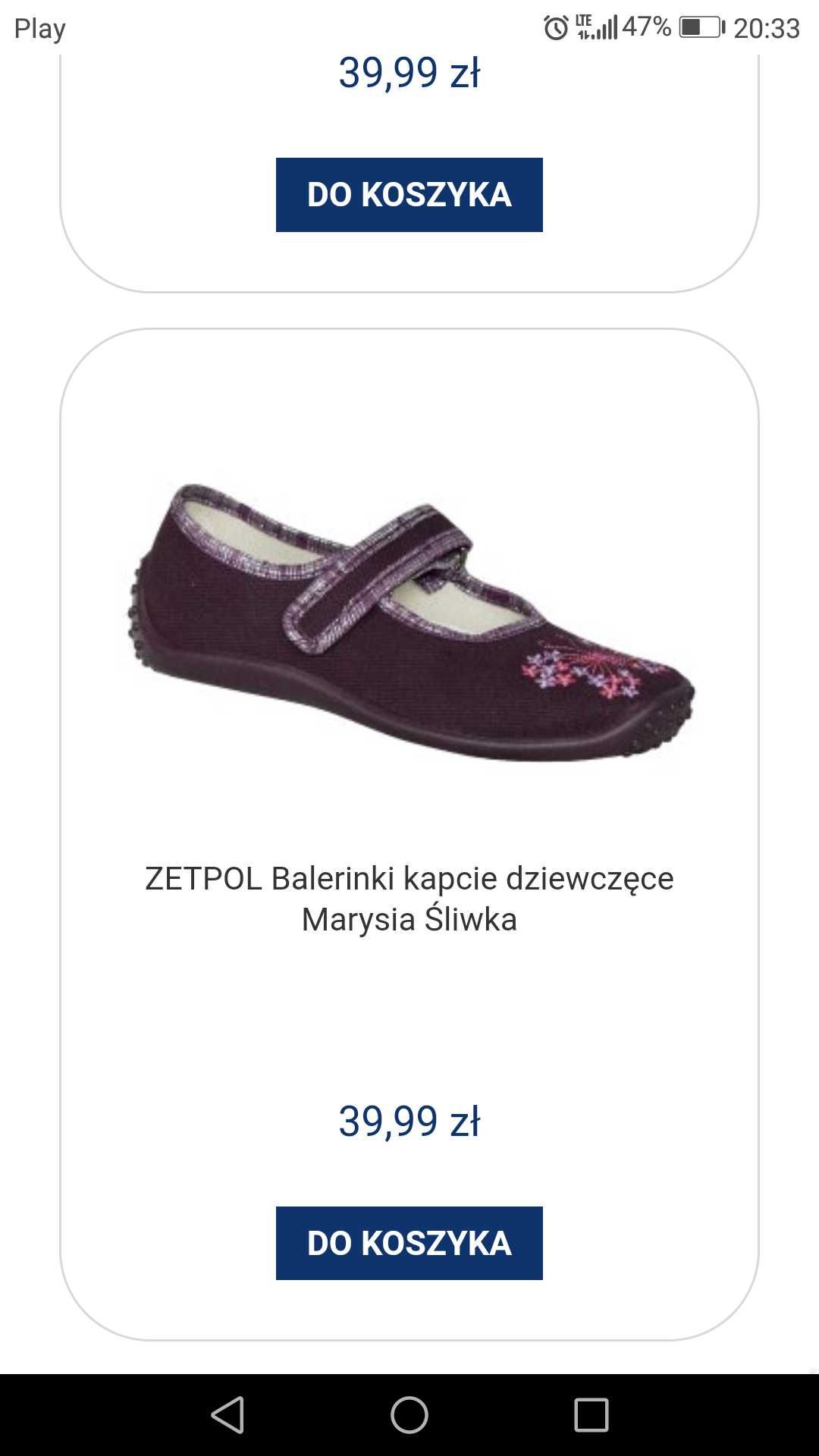 NOWE kapcie Zetpol r. 31 32 model Marysia śliwka polski produkt
