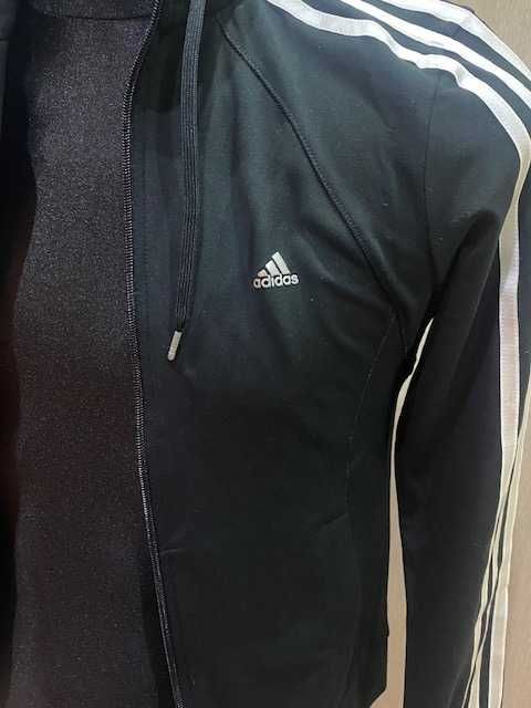 Bluza damska Adidas czarna, rozmiar z metki L.