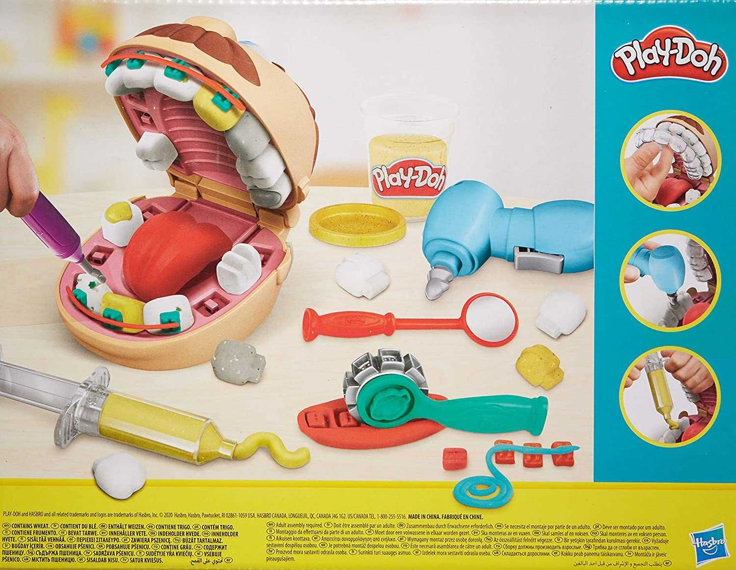 Play doh drill стоматолог зубы мистер зубастик плэй до новинка