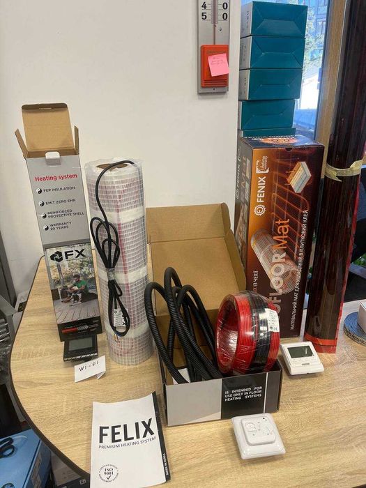 Тепла підлога Felix (Корея) – електричний кабель під плитку та ламінат