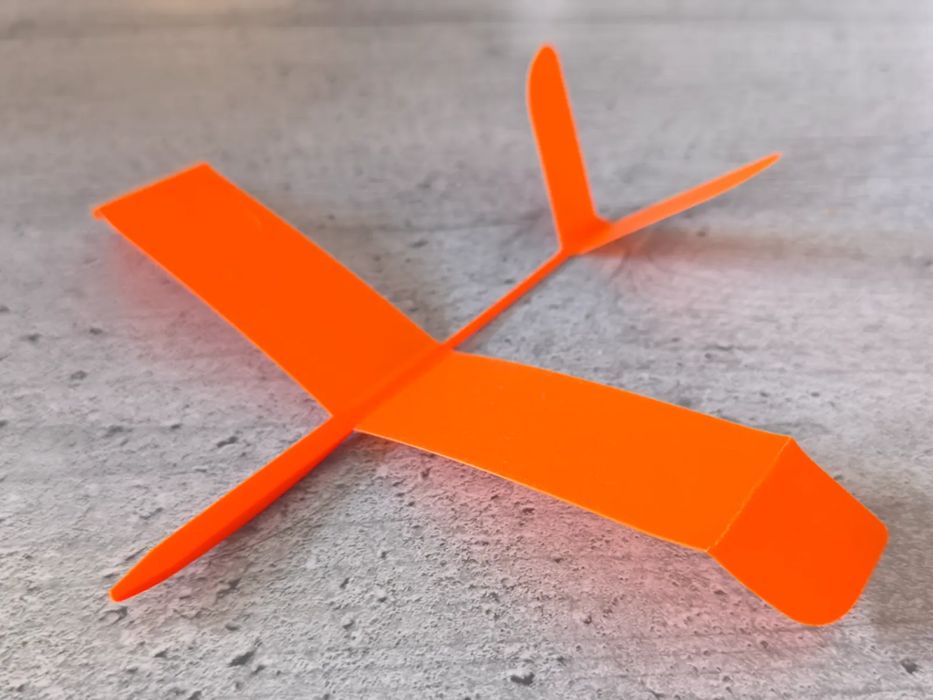 Mini Avião Planador - Versão Melhorada