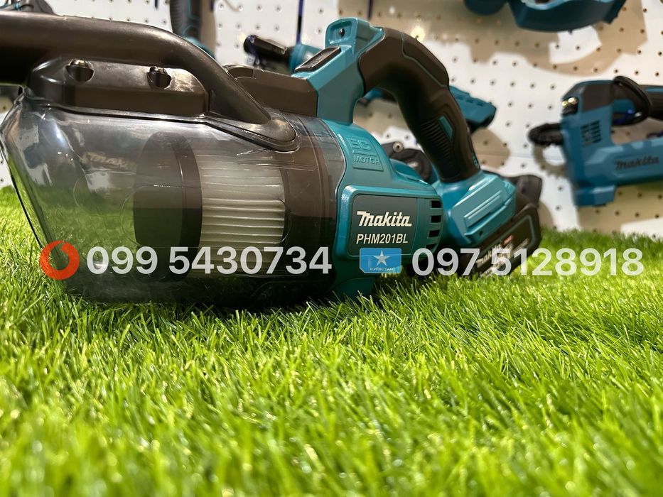 Пилосос аккумуляторний Makita PHM201BL 36V 8ah ємність бака 600 мл