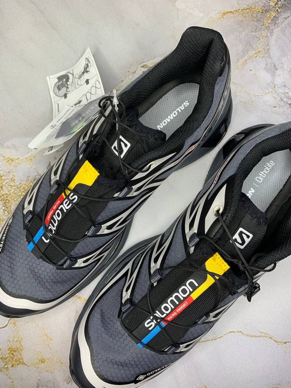 Чоловічі Кросівки Salomon XT-6 Gore-Tex Black Lunar Rock