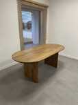 Stół lity dębowy, NOWY, kolor brązowy. Wymiar 195x90 SOLIDNY