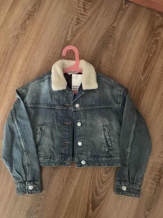 Kurtka dzinsowa h&m dziewczynka