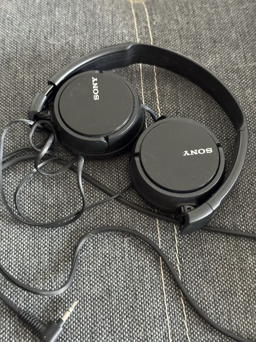 Słuchawki nauszne przewodowe Sony MDR-ZX110 Czarny