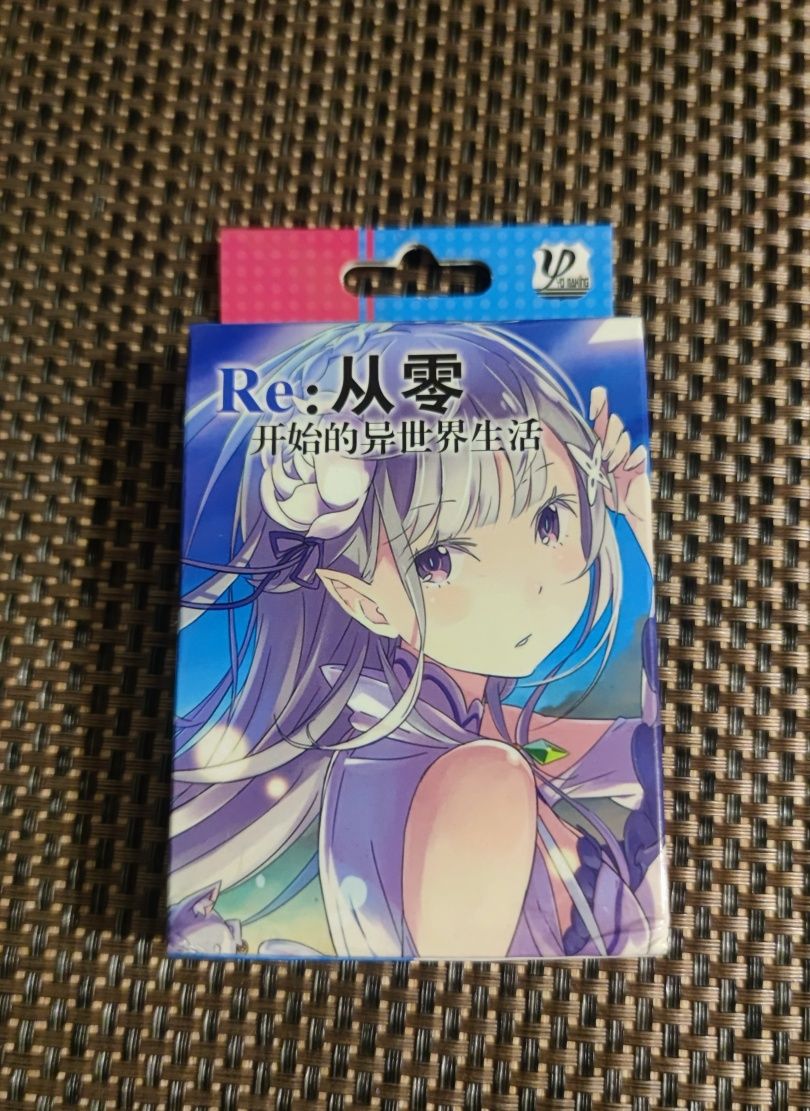 Karty do gry anime manga Re:Zero