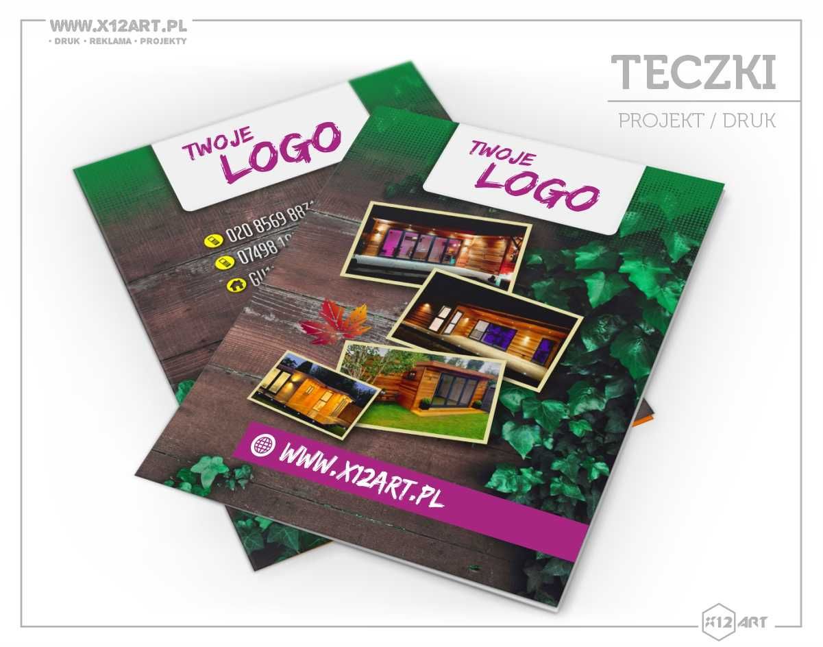 Teczki, wizytówki TWOIM LOGO Reklama firmy Drukarnia+Projekt