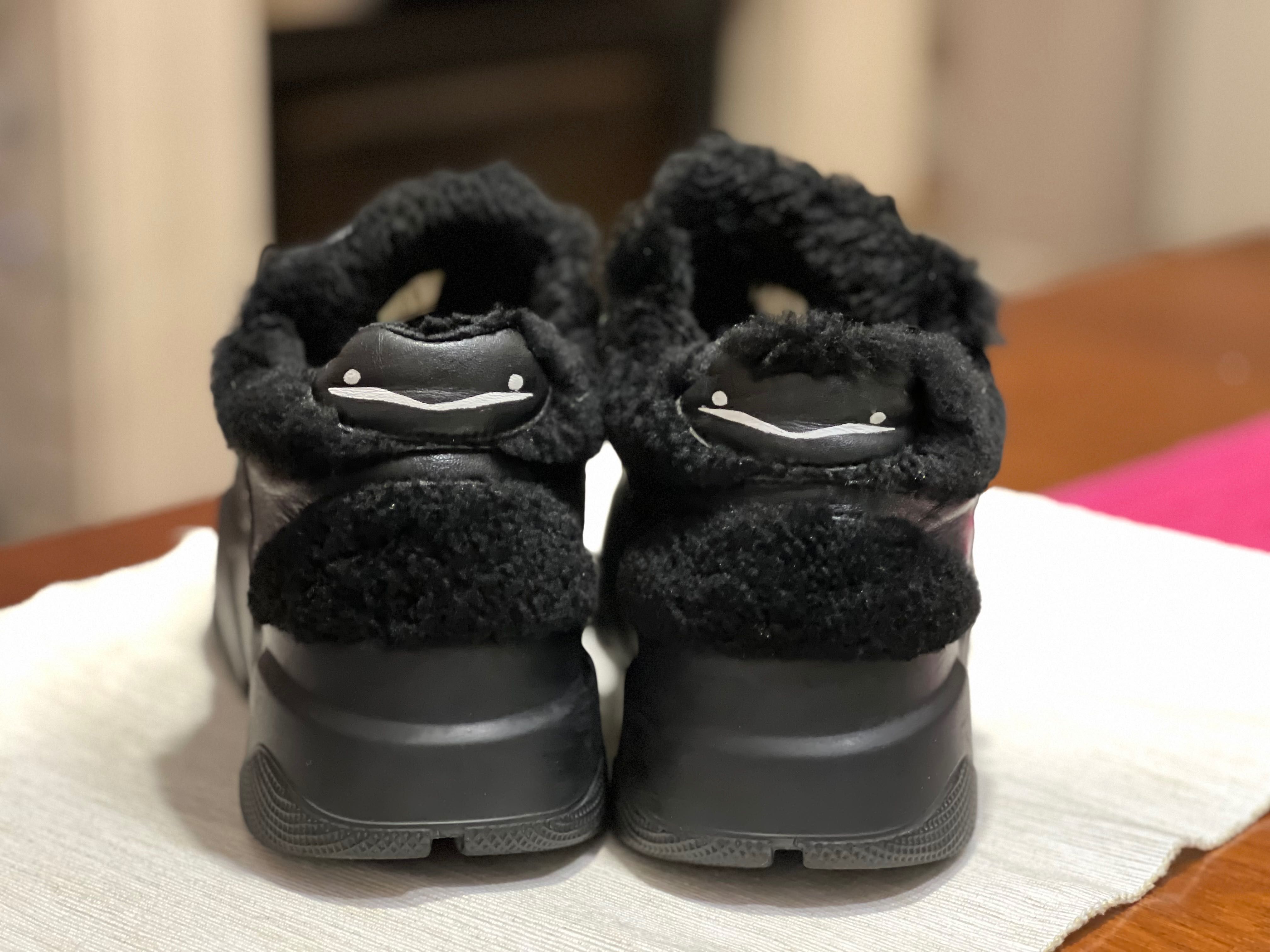 Luksusowe zimowe ocieplane buty w rozmiarze 38 VOILE BLANCHE