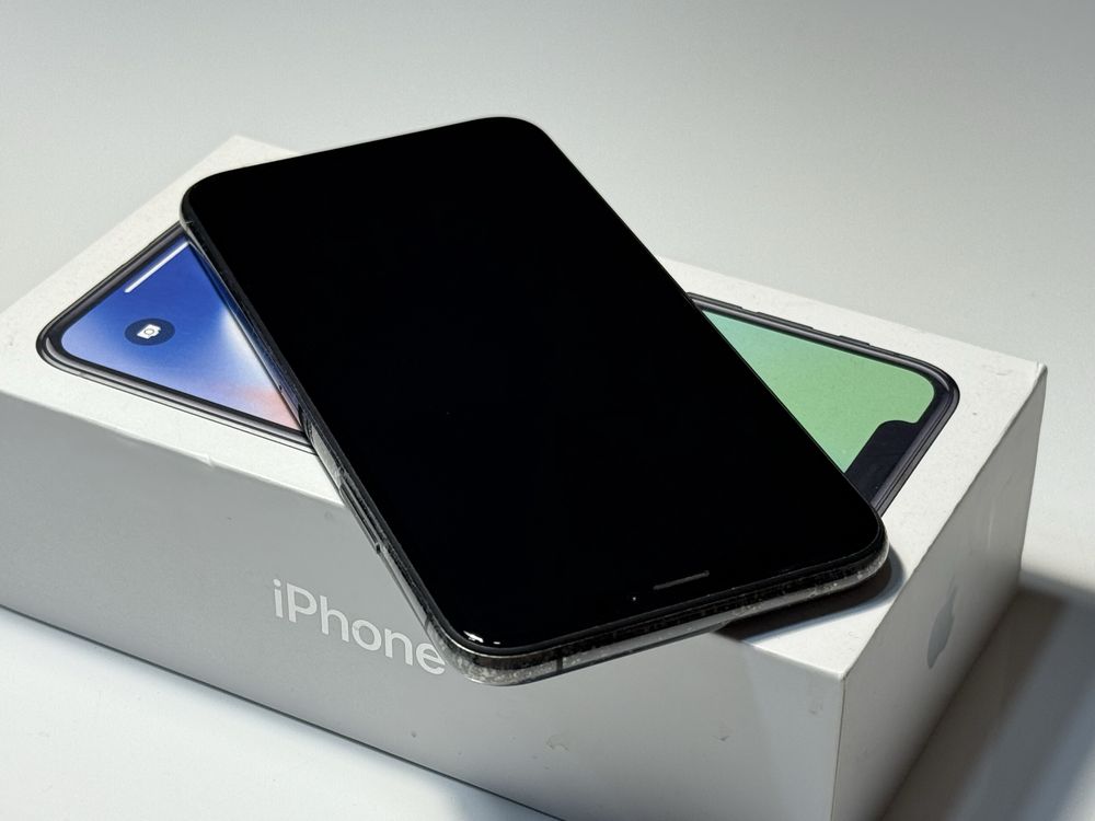 iPhone XS 256 GB Czarny # Bateria 73 %# Stan BDB # Komplet