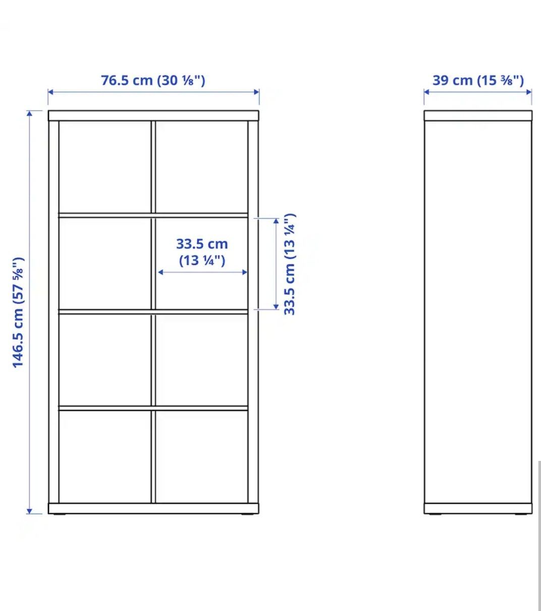 Ikea  KALLAX 8x2