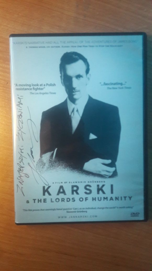 Karski i Władcy Ludzkości DVD + autograf