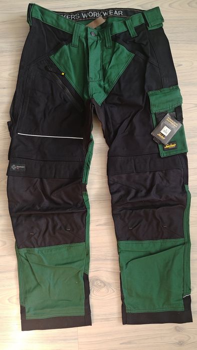 6314 Snickers RufdWork 52 Canvas+ grube spodnie robocze monter instal