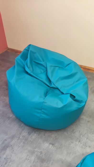 Pufa/fotel z podnóżkiem (wkład styropianowy)