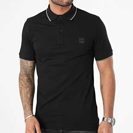 HUGO BOSS męska koszulka polo BLACK NOWOŚĆ
