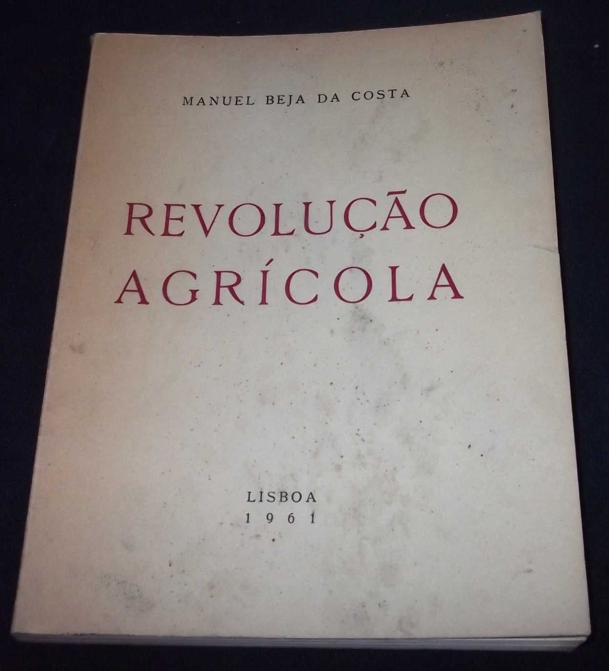 Livro Revolução Agrícola Manuel Beja da Costa 1961 Autografado