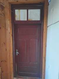 Drzwi drewniane do renowacji, solidne, zabytek