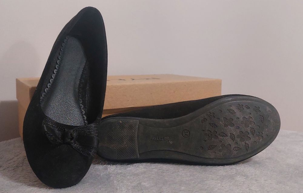 Czarne balerinki rozmiar 34