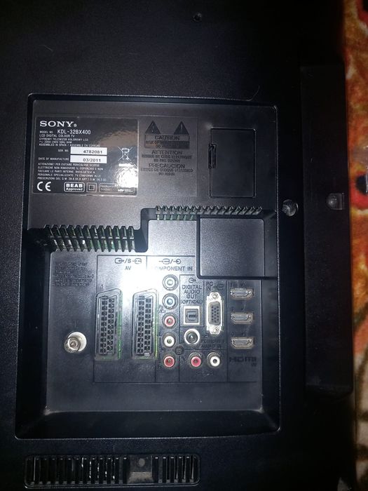 Tv sony com avaria