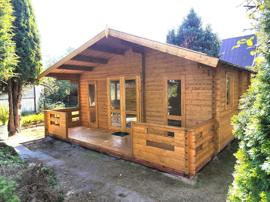 Drewniane Historie-Drewniany domek Relax 33m2 / Dostępny od ręki !