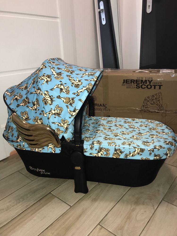 Gondola Cybex Priam Jeremy Scott Cherbus blue