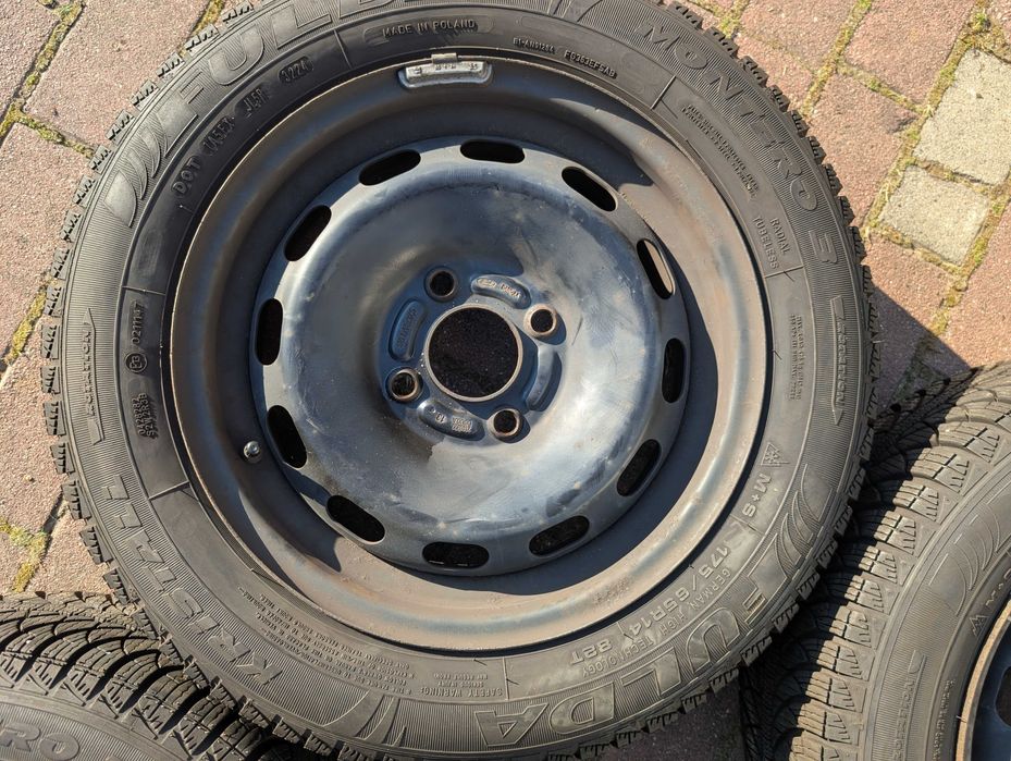 4x koła zima FORD Fiesta MK7 5,5 4x108 et 37.5 175/65 r14 7mm dot2024!