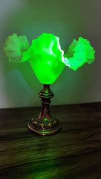 Конфетница, дореволюционное урановое стекло