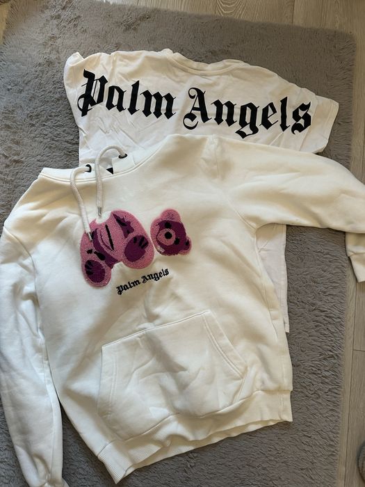 Bluza Palm Angels bear teddy mis hoodie kaptur moschino polo M L 40 38