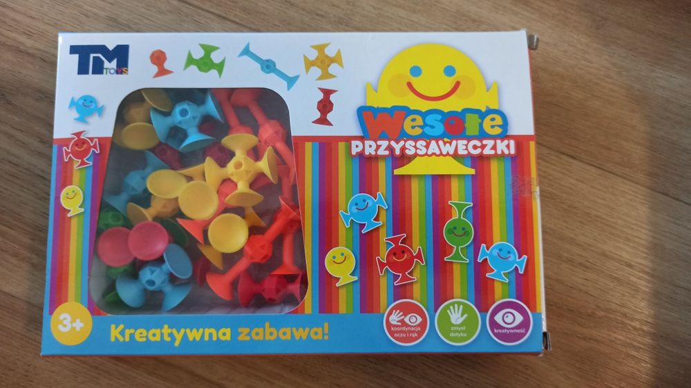 WESOŁE PRZYSSAWECZKI Kreatywna Zabawa dla Dzieci 3+ Kreatywność