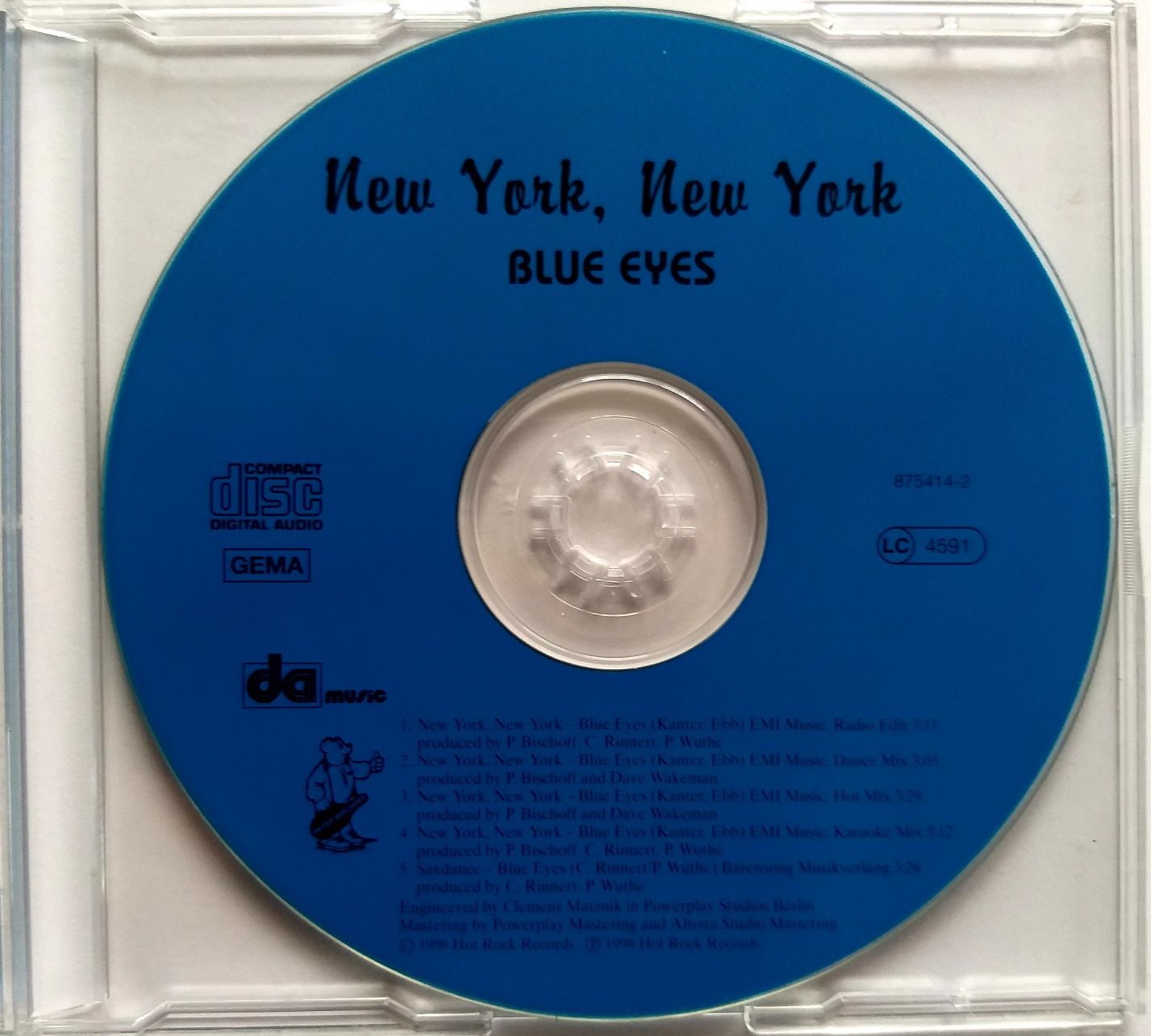 CDs Blue Eyes New York New York 1996r