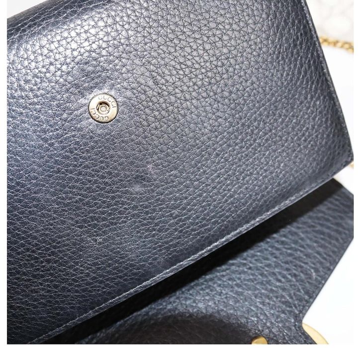Carteira Gucci Marmont preta