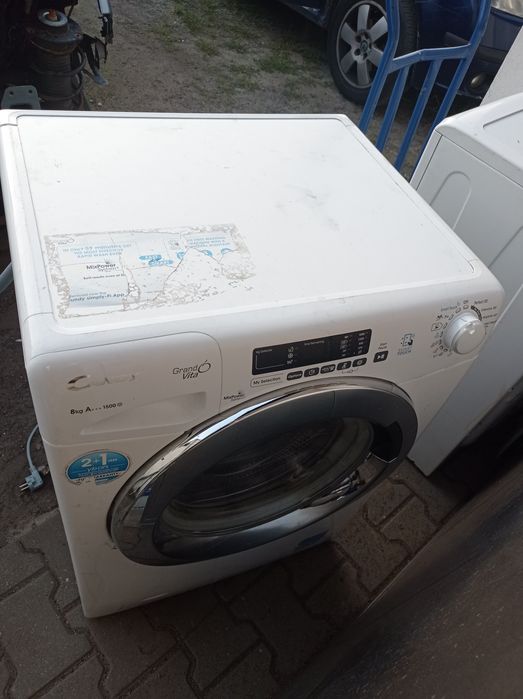 Pralka candy 8kg uszkodzona czesci wysyłka